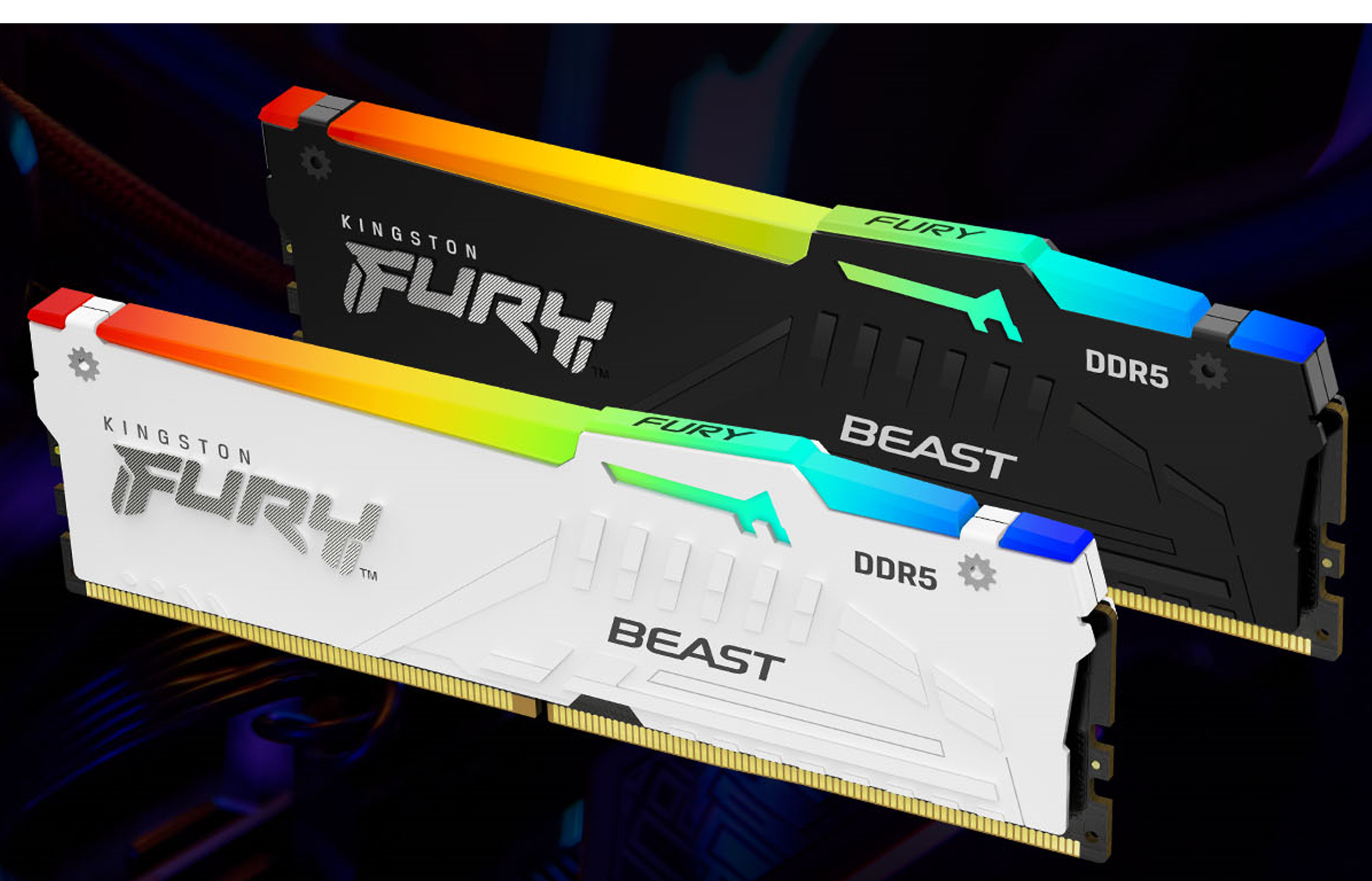 Picture of Kingston FURY Beast 16GB (2x8GB) DDR5 RGB 5600MT/s